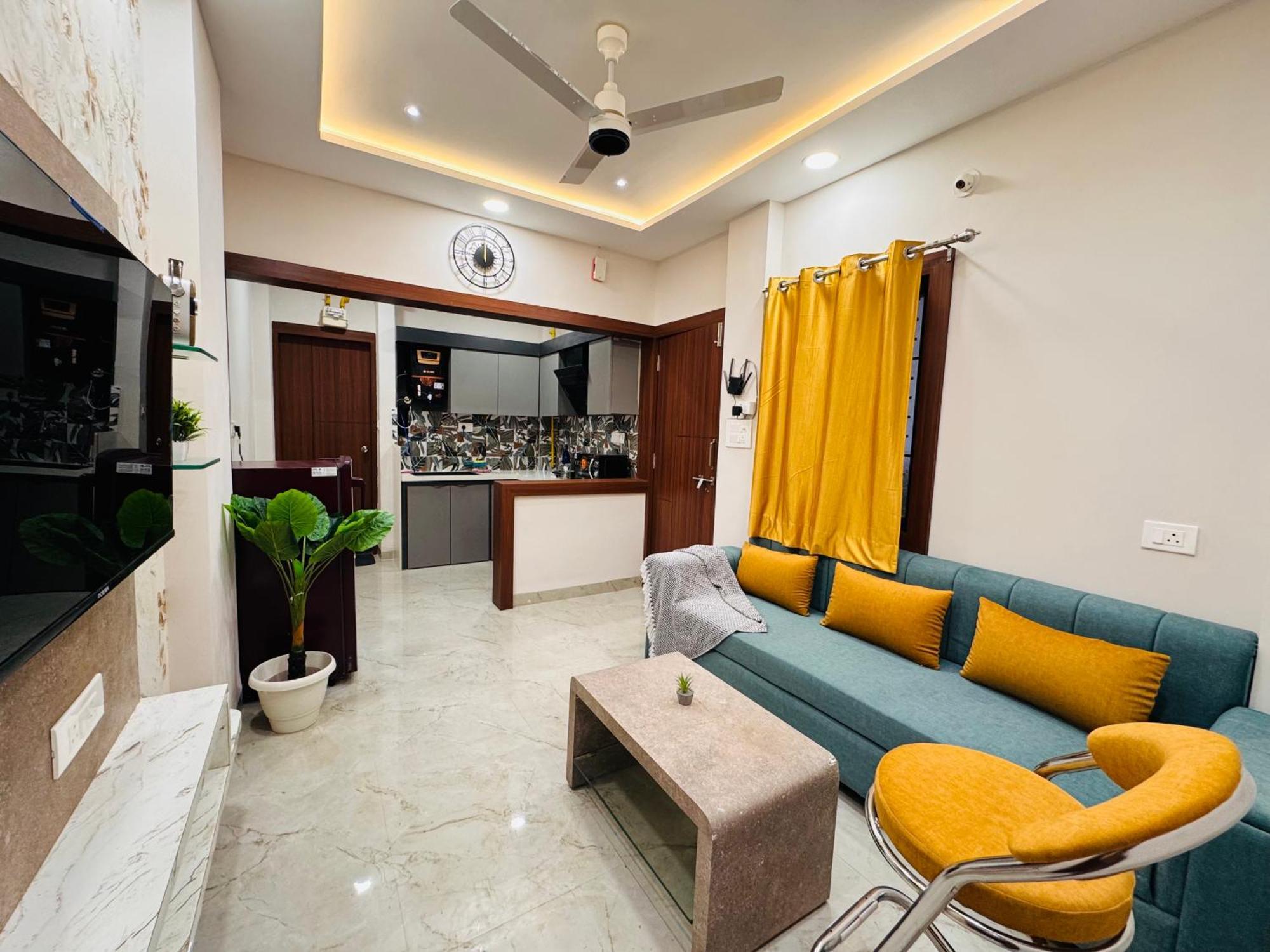 Home Escape Cozy 1Bhk Apartment Mahalaxmi Nagar อินดอร์ ภายนอก รูปภาพ